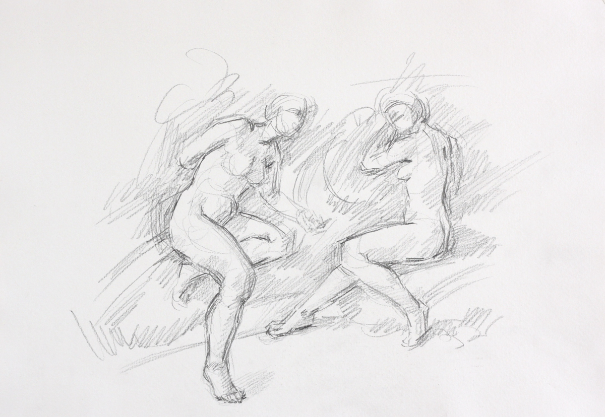 untitled; graphite on paper, 30 x 42 cm, 2017