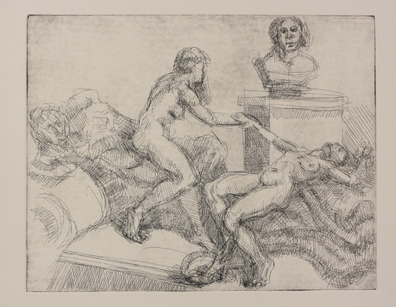 untitled; etching, 20 x 25 cm, 2015
